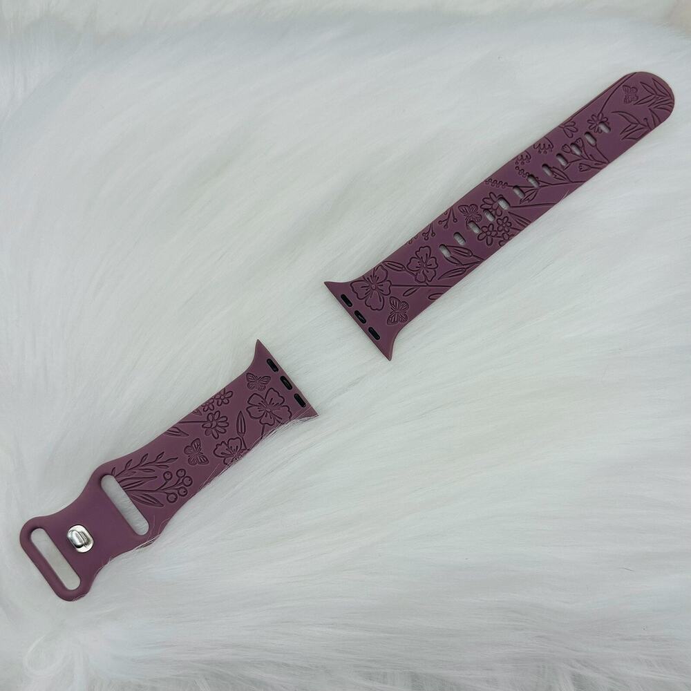 Floral Design Apple Watch Bands 42mm 44mm 45mm 49mm
